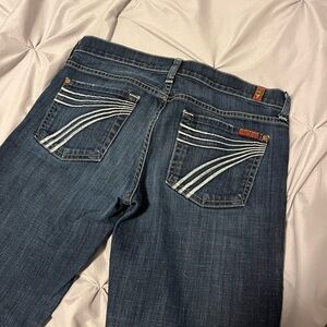 7 for all mankind dojo jeans
waist: 28 inseam: 27
